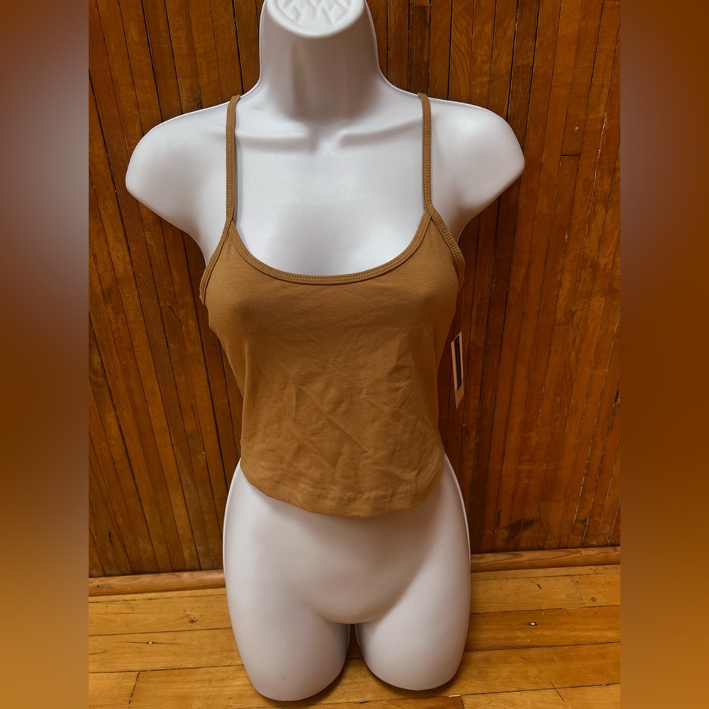 BP Camel Brown/Mustard Camisole Top